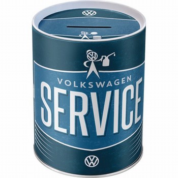 VW volkswagen service spaarpot metaal