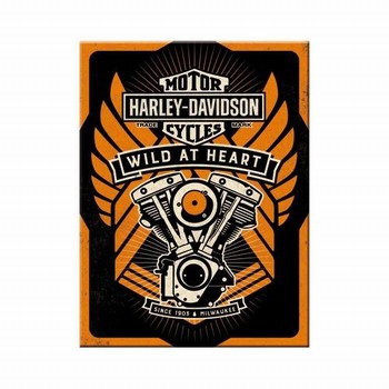 Harley Davidson wild at heart magneet