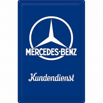 Mercedes kundendienst xxl reclamebord relief