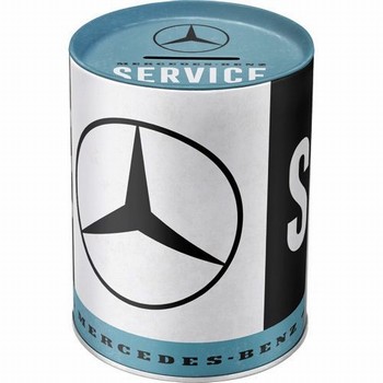 Spaarpot mercedes metaal