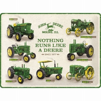 John Deere nothing runs like a deere divers modellen