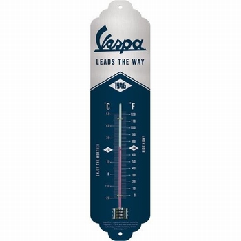 Vespa leads the way thermometer metaal