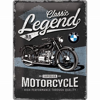 BMW Classic legends metalen relief reclamebord