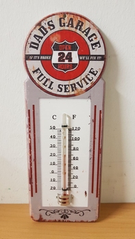 Dads garage thermometer