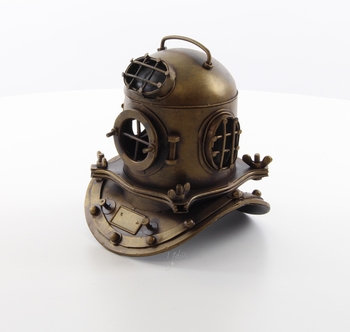 Duikers helm metalen model