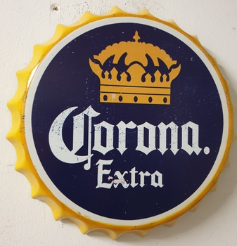 Corona bierdop metalen botle cap