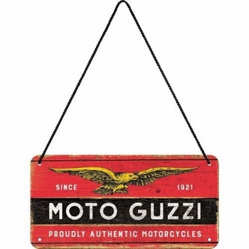 Moto guzzi logo metalen wandbord hanging sign