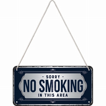 No smoking hanging sign metaal