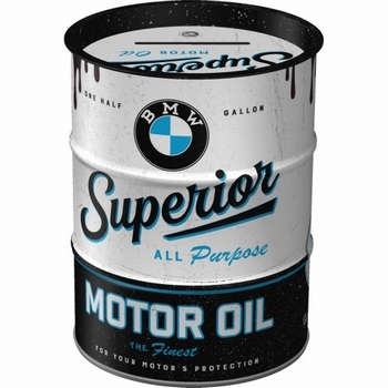 BMW motor oil barrel spaarpot