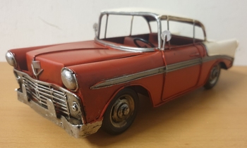 Amerikaanse rode auto metalen model