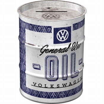 VW Volkswagen genuine oil barrel spaarpot