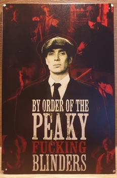 Peaky Blinders Thomas Shelby Reclamebord metaal