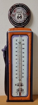 Route 66 XXl metalen thermometer