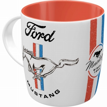 For mustang horse & stripes logo mok