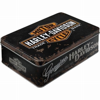 Harley Davidson voorraadblik koektrommel