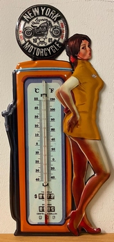 New york motor pin up thermometer xl