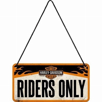 Harley davidson hanging sign metaal
