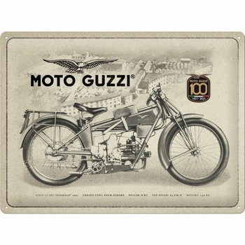 Moto guzzi 100 years anniversary special edition metaal