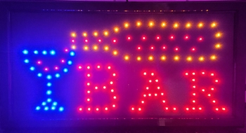 Bar bewegende fles led lamp
