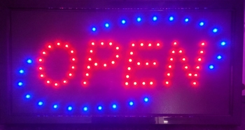 Open led lamp bewegende led lampen