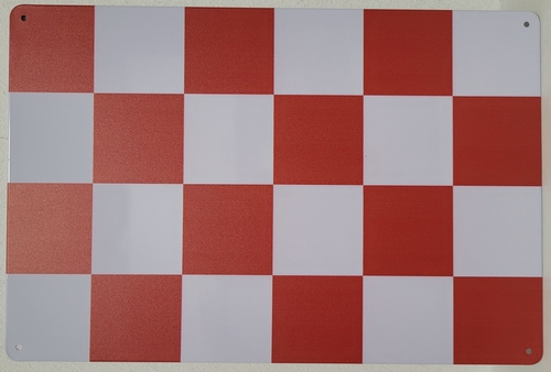 Brabant provincie metalen wandbord