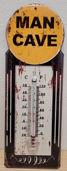 Thermometer man cave metalen