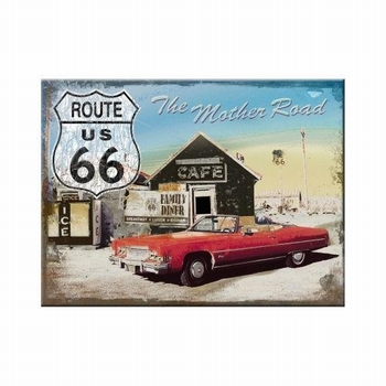Cadillac te mother road magneet