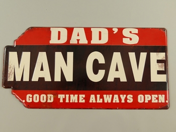 Dads man cave xl wandbord
