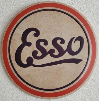 Esso metalen reclamebord wandbord metaal
