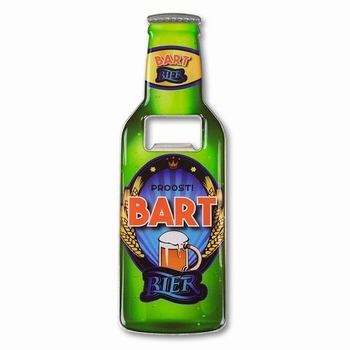 Bart metalen bieropener met magneet