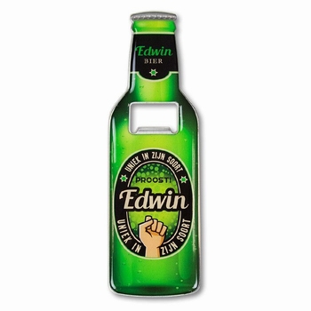 Edwin metalen bieropener met magneet