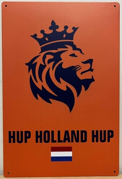 Hup Holland Hup Leeuw metalen wandbord