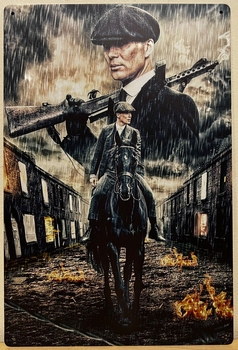 Peaky Blinders Paard Thomas metalen reclamebord