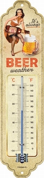 Bier weer thermometer metaal