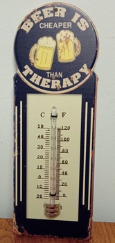 Beer cheaper therapy thermometer
