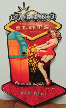 Casino slots pinup metalsign