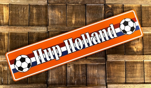 Hup holland wandbord dibond