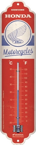honda MC vintage logo thermometer metaal