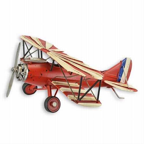 Japans gevecht vliegtuig rood wit klein metalen miniatuur