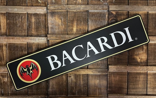 Bacardi logo dibond wandbord