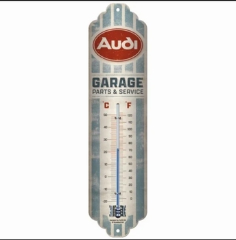 Audi garage thermometer metaal