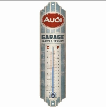 Audi garage thermometer metaal