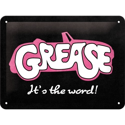 Grease film word wandbord