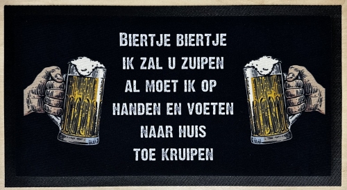 Biertje ik zal u zuipen barmat