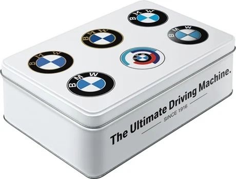 BMW logo's voorraadblik wit
