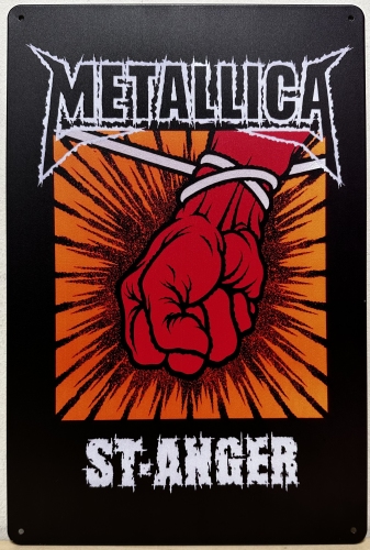 Metallica ST-Anger reclamebord metaal