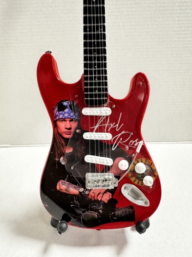 Miniatuur Gitaar Axl Rose Guns N Roses