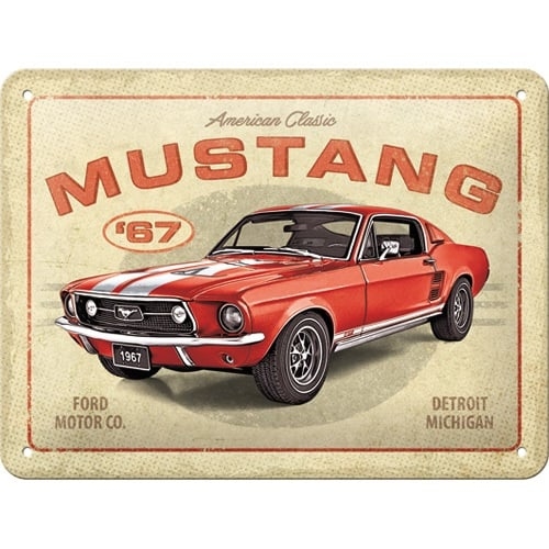 Ford mustang gt 1967 rood