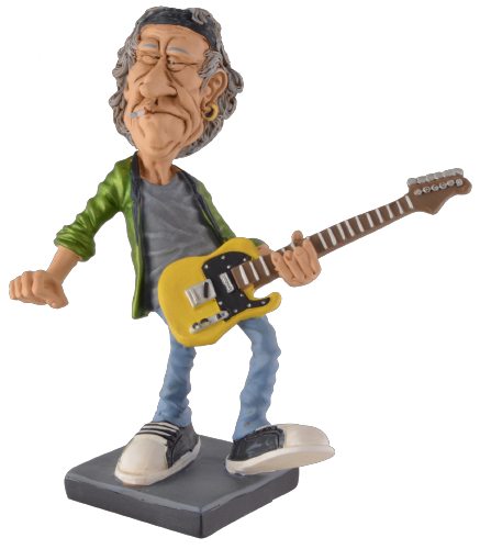 Keith Richards Rolling Stones Beeldje by Warren Stratford