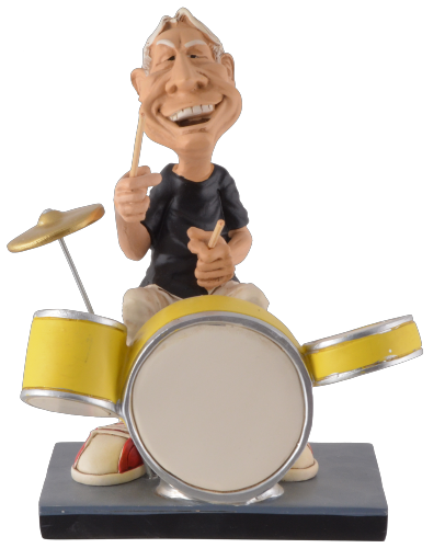 Charlie Watts Rolling Stones Beeldje by Warren Stratgford